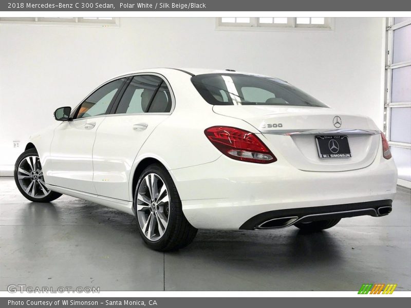 Polar White / Silk Beige/Black 2018 Mercedes-Benz C 300 Sedan