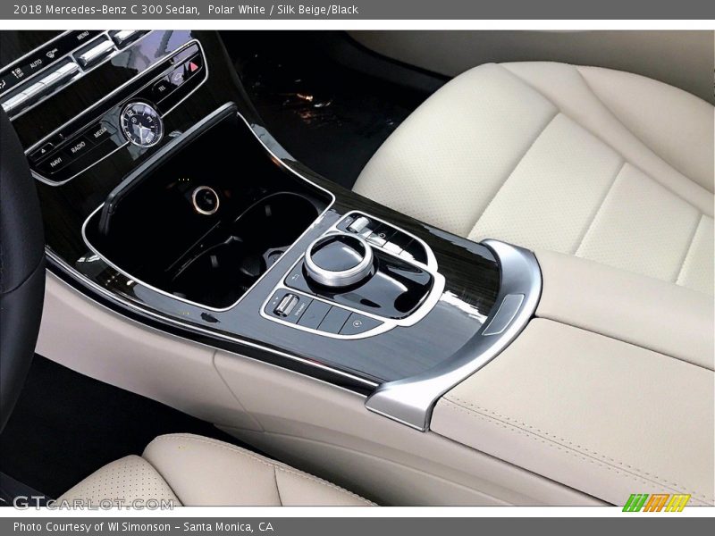 Polar White / Silk Beige/Black 2018 Mercedes-Benz C 300 Sedan