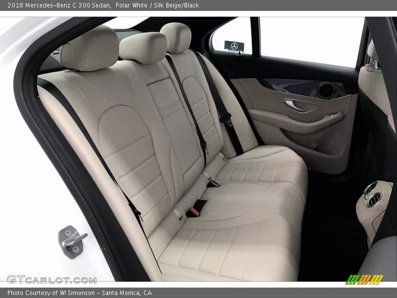 Polar White / Silk Beige/Black 2018 Mercedes-Benz C 300 Sedan