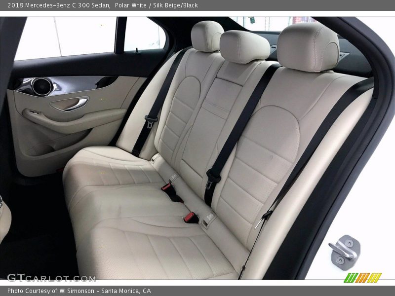 Polar White / Silk Beige/Black 2018 Mercedes-Benz C 300 Sedan