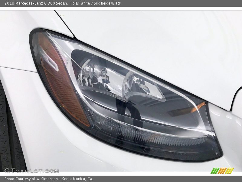 Polar White / Silk Beige/Black 2018 Mercedes-Benz C 300 Sedan
