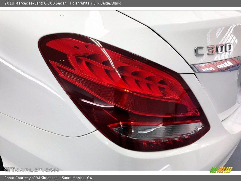 Polar White / Silk Beige/Black 2018 Mercedes-Benz C 300 Sedan