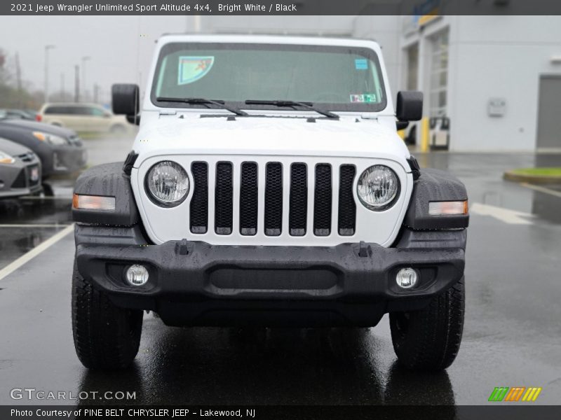 Bright White / Black 2021 Jeep Wrangler Unlimited Sport Altitude 4x4