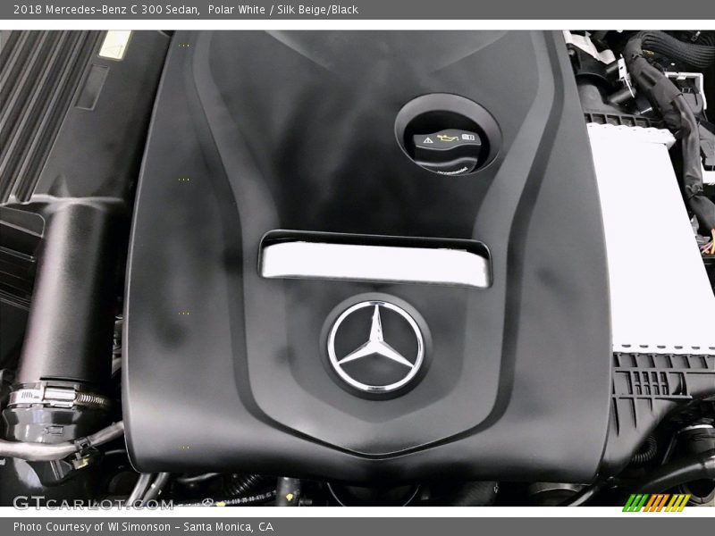 Polar White / Silk Beige/Black 2018 Mercedes-Benz C 300 Sedan