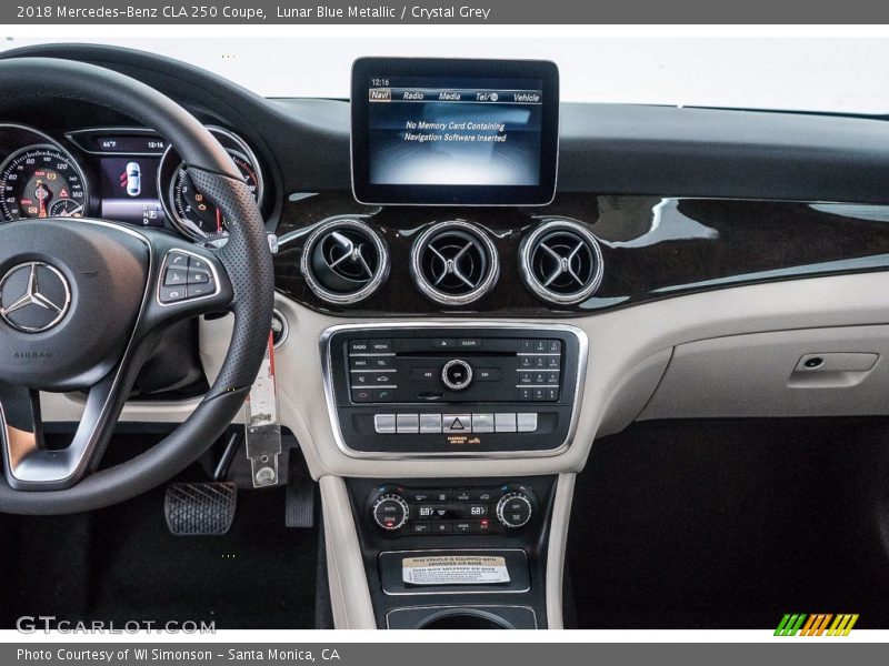 Lunar Blue Metallic / Crystal Grey 2018 Mercedes-Benz CLA 250 Coupe