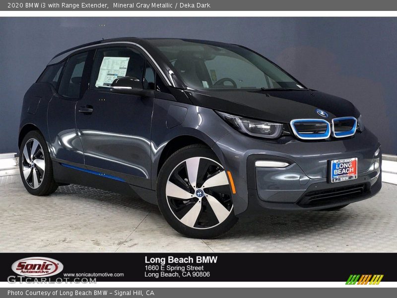 Mineral Gray Metallic / Deka Dark 2020 BMW i3 with Range Extender
