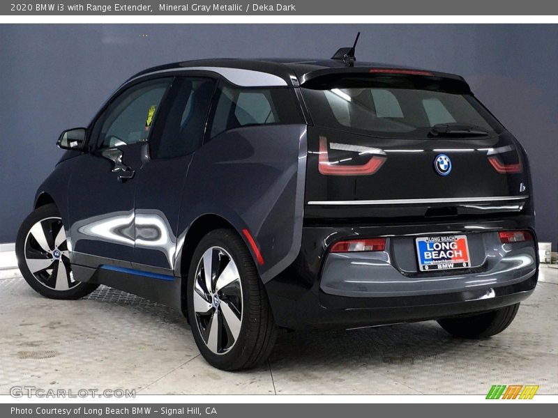 Mineral Gray Metallic / Deka Dark 2020 BMW i3 with Range Extender