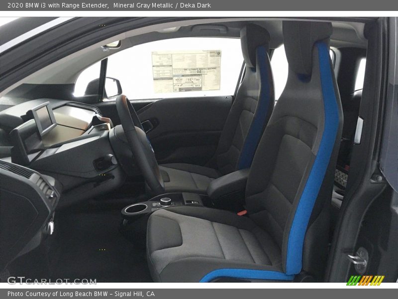 Mineral Gray Metallic / Deka Dark 2020 BMW i3 with Range Extender
