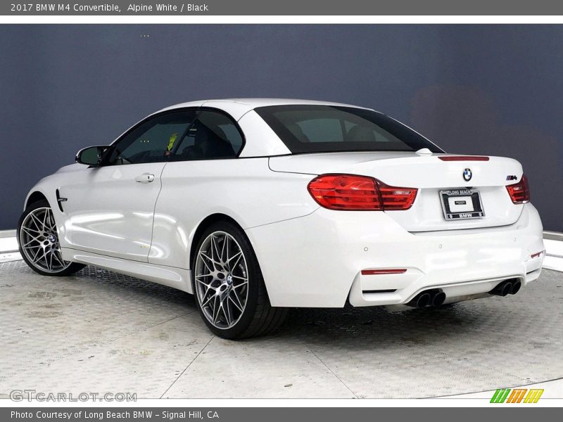 Alpine White / Black 2017 BMW M4 Convertible