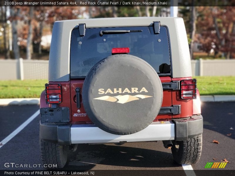 Red Rock Crystal Pearl / Dark Khaki/Medium Khaki 2008 Jeep Wrangler Unlimited Sahara 4x4