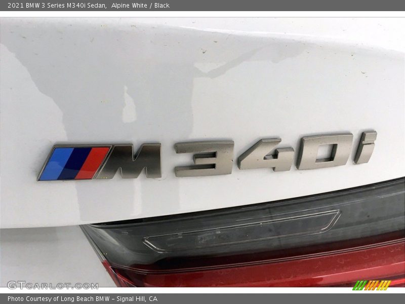 Alpine White / Black 2021 BMW 3 Series M340i Sedan