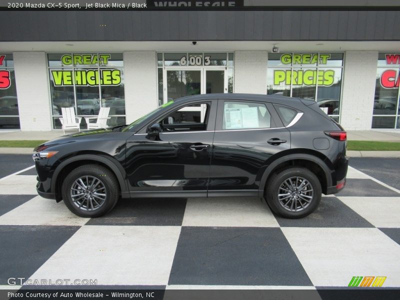 Jet Black Mica / Black 2020 Mazda CX-5 Sport