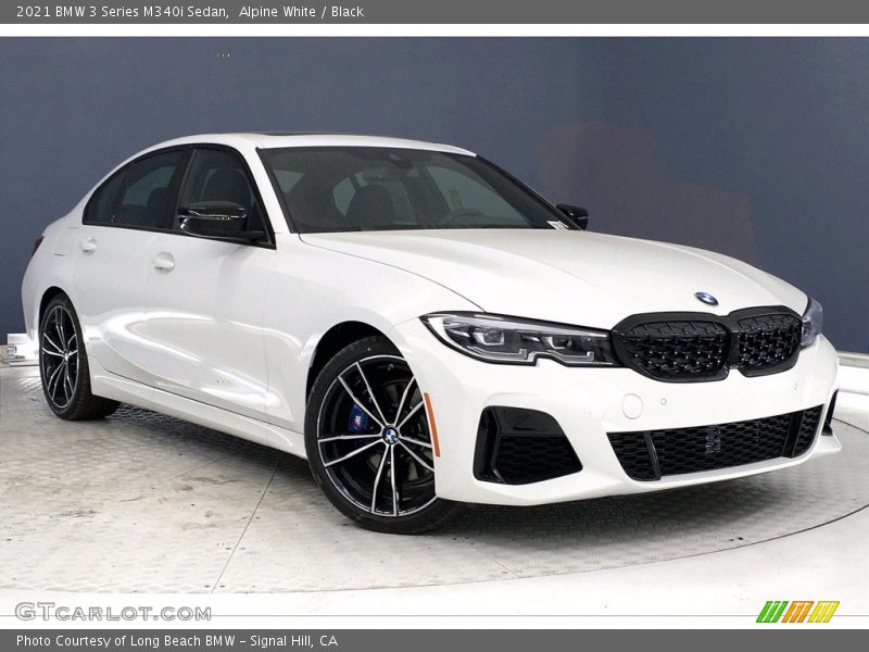 Alpine White / Black 2021 BMW 3 Series M340i Sedan
