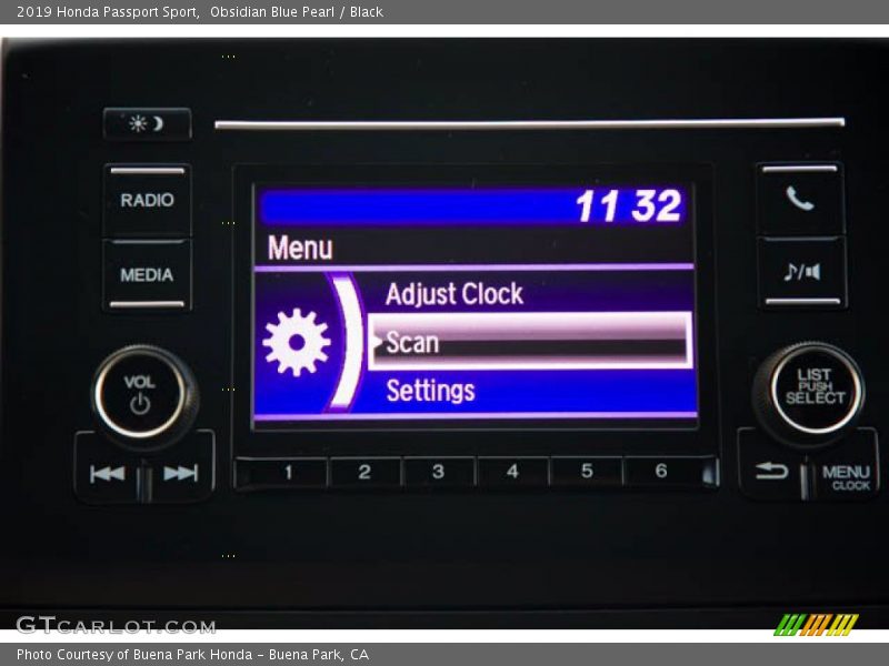 Obsidian Blue Pearl / Black 2019 Honda Passport Sport