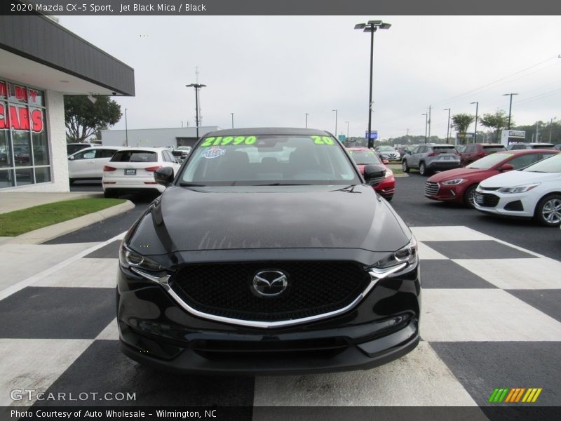 Jet Black Mica / Black 2020 Mazda CX-5 Sport