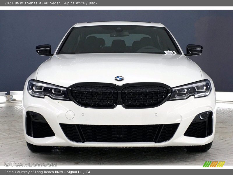 Alpine White / Black 2021 BMW 3 Series M340i Sedan