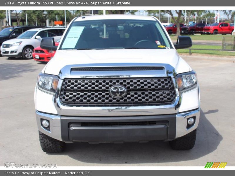 Super White / Graphite 2019 Toyota Tundra TSS Off Road CrewMax 4x4
