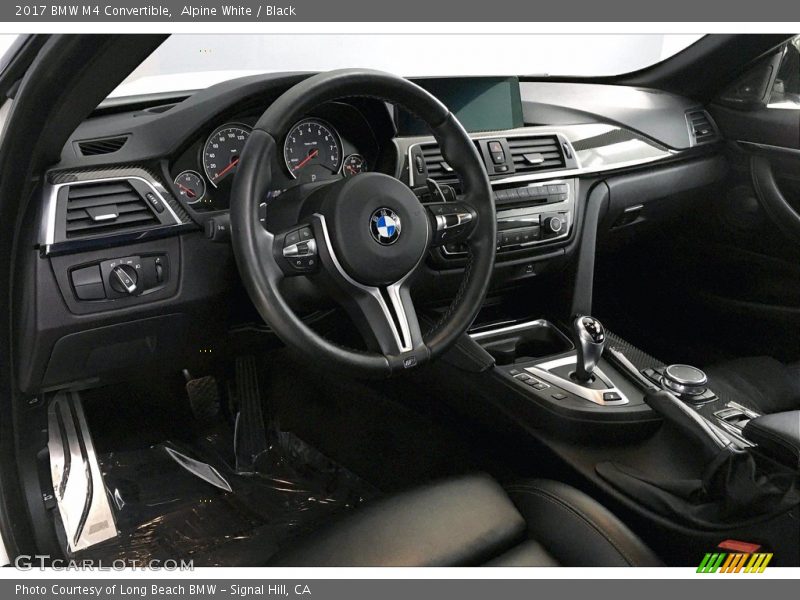 Alpine White / Black 2017 BMW M4 Convertible