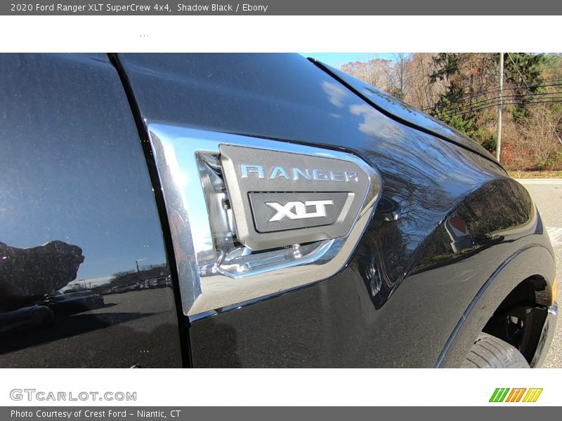 Shadow Black / Ebony 2020 Ford Ranger XLT SuperCrew 4x4
