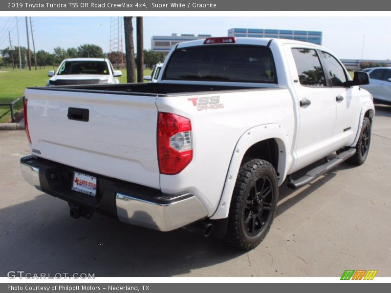 Super White / Graphite 2019 Toyota Tundra TSS Off Road CrewMax 4x4