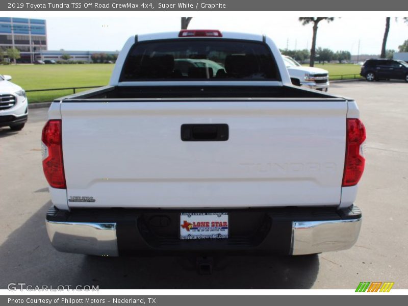 Super White / Graphite 2019 Toyota Tundra TSS Off Road CrewMax 4x4
