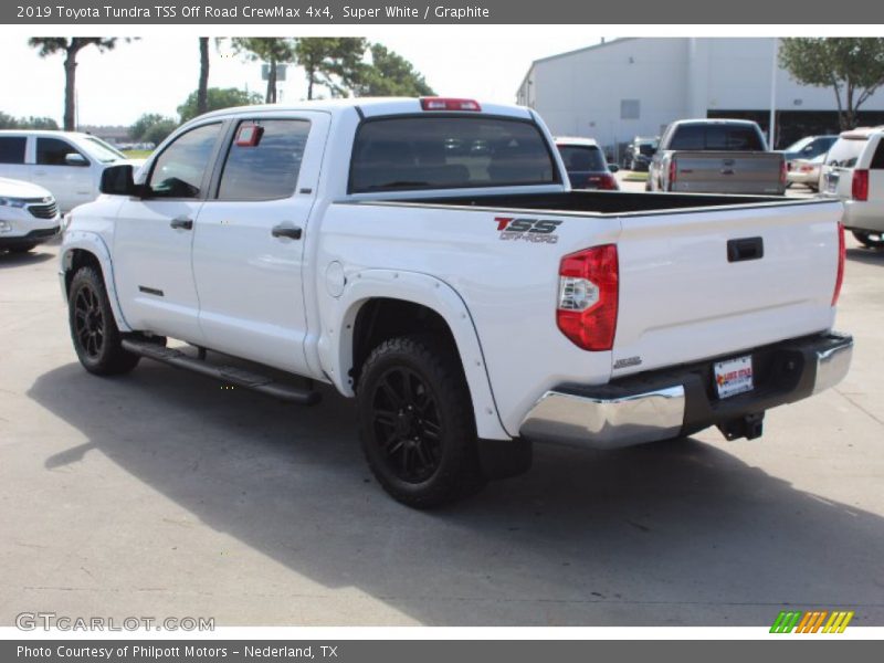 Super White / Graphite 2019 Toyota Tundra TSS Off Road CrewMax 4x4