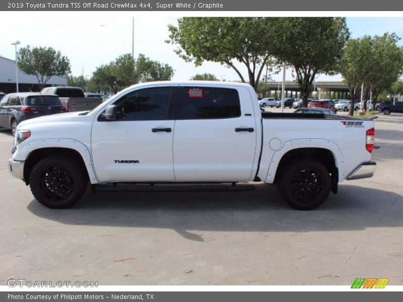 Super White / Graphite 2019 Toyota Tundra TSS Off Road CrewMax 4x4