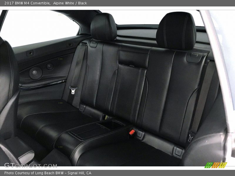Rear Seat of 2017 M4 Convertible