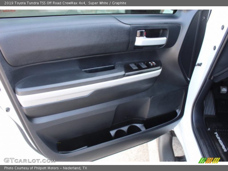 Super White / Graphite 2019 Toyota Tundra TSS Off Road CrewMax 4x4