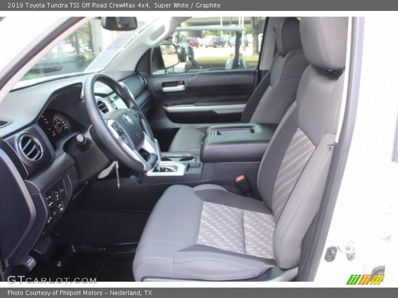 Super White / Graphite 2019 Toyota Tundra TSS Off Road CrewMax 4x4