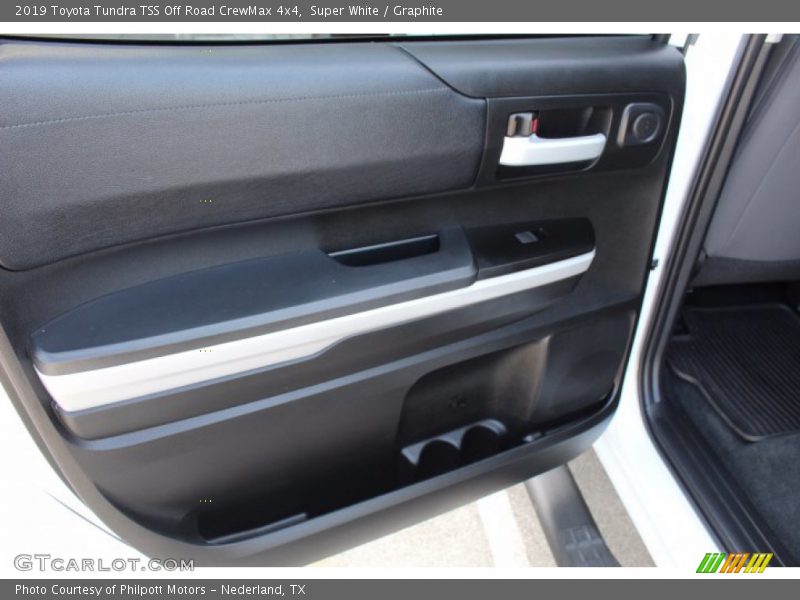 Super White / Graphite 2019 Toyota Tundra TSS Off Road CrewMax 4x4