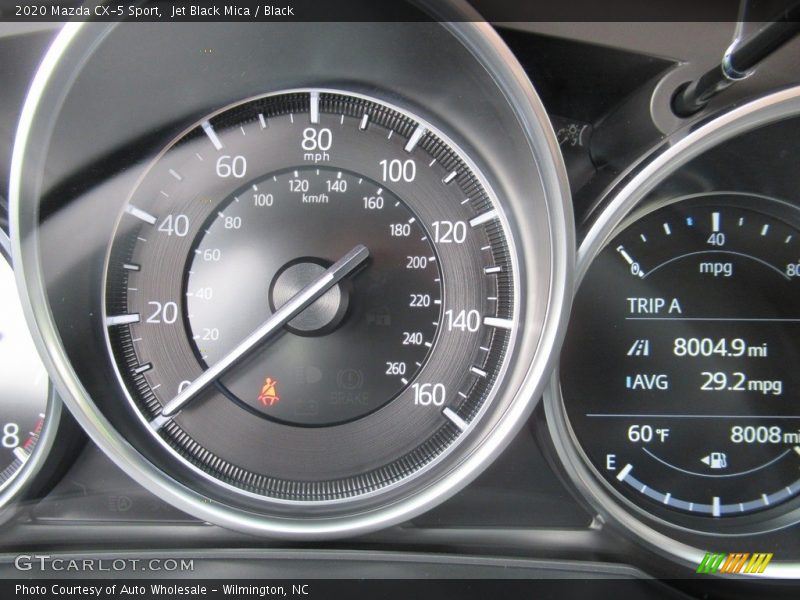 Jet Black Mica / Black 2020 Mazda CX-5 Sport