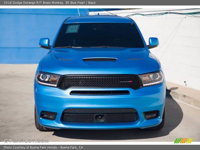 B5 Blue Pearl / Black 2018 Dodge Durango R/T Brass Monkey
