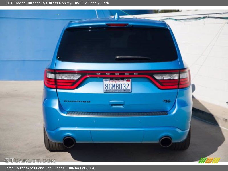 B5 Blue Pearl / Black 2018 Dodge Durango R/T Brass Monkey