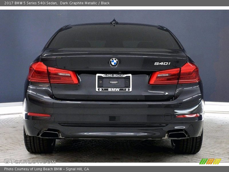 Dark Graphite Metallic / Black 2017 BMW 5 Series 540i Sedan