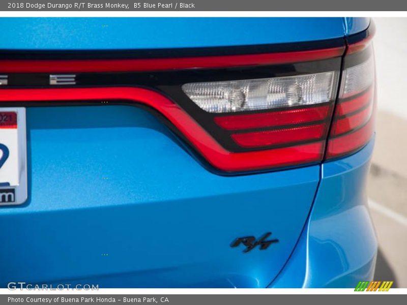 B5 Blue Pearl / Black 2018 Dodge Durango R/T Brass Monkey
