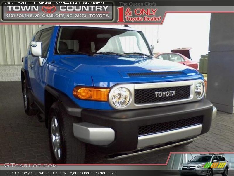 Voodoo Blue / Dark Charcoal 2007 Toyota FJ Cruiser 4WD