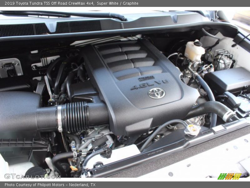 Super White / Graphite 2019 Toyota Tundra TSS Off Road CrewMax 4x4