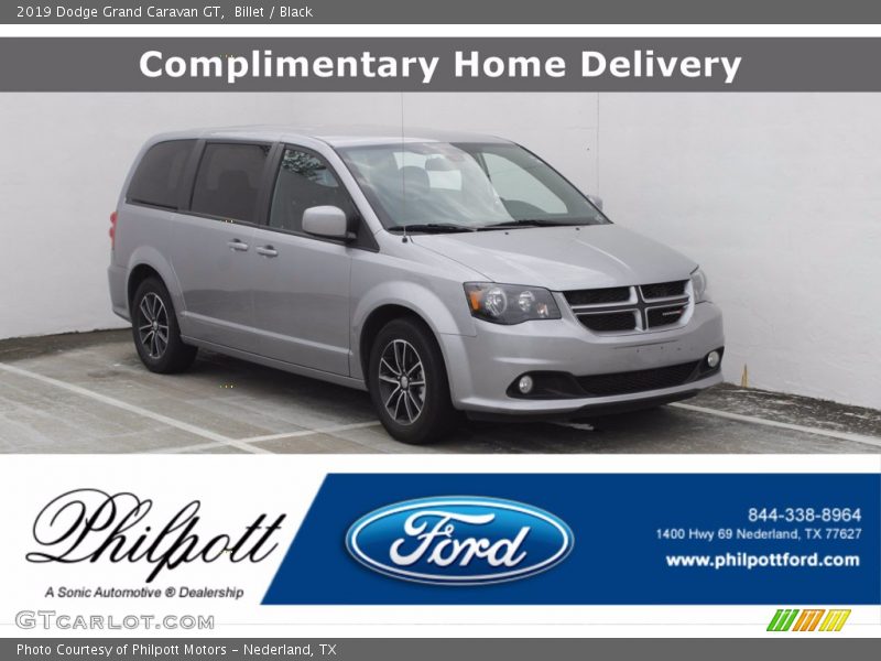 Billet / Black 2019 Dodge Grand Caravan GT