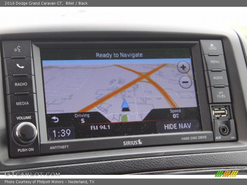 Billet / Black 2019 Dodge Grand Caravan GT
