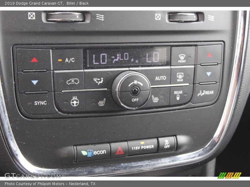 Billet / Black 2019 Dodge Grand Caravan GT