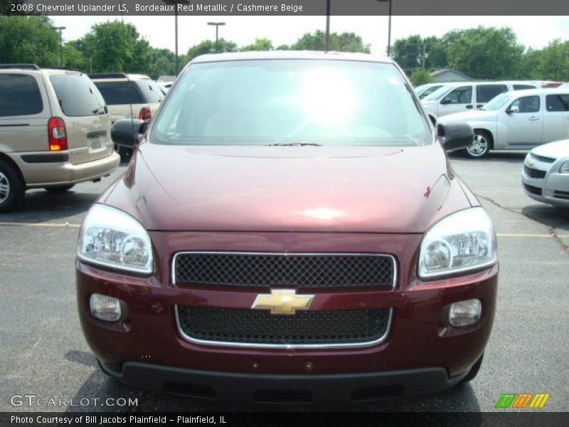 Bordeaux Red Metallic / Cashmere Beige 2008 Chevrolet Uplander LS