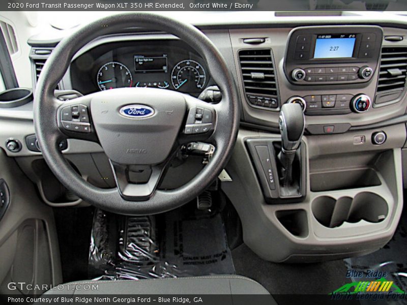 Oxford White / Ebony 2020 Ford Transit Passenger Wagon XLT 350 HR Extended
