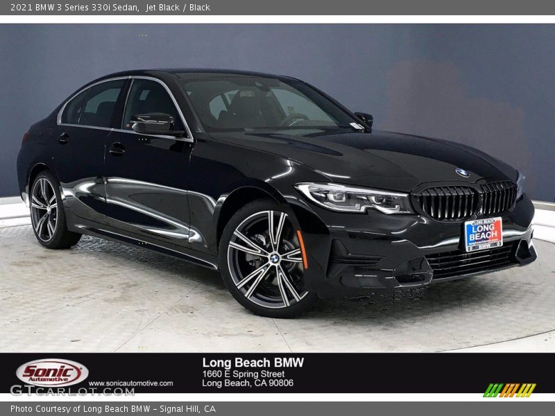 Jet Black / Black 2021 BMW 3 Series 330i Sedan