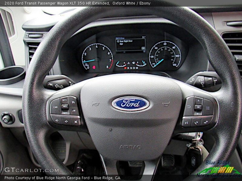 Oxford White / Ebony 2020 Ford Transit Passenger Wagon XLT 350 HR Extended