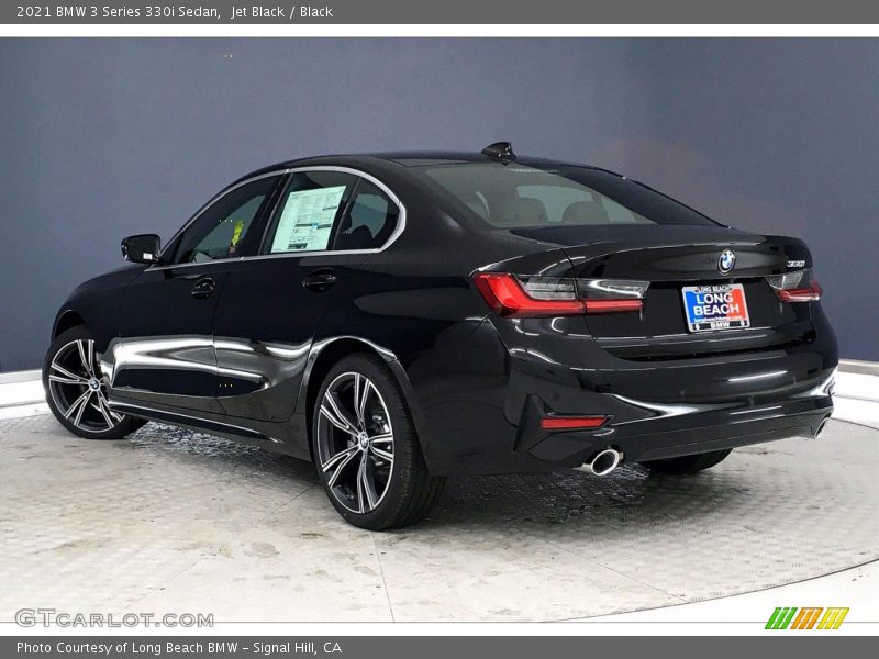 Jet Black / Black 2021 BMW 3 Series 330i Sedan