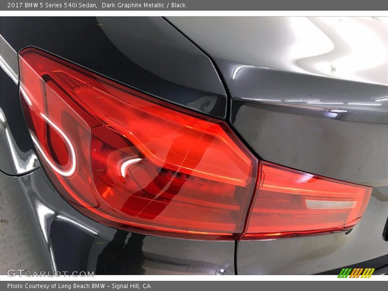 Dark Graphite Metallic / Black 2017 BMW 5 Series 540i Sedan