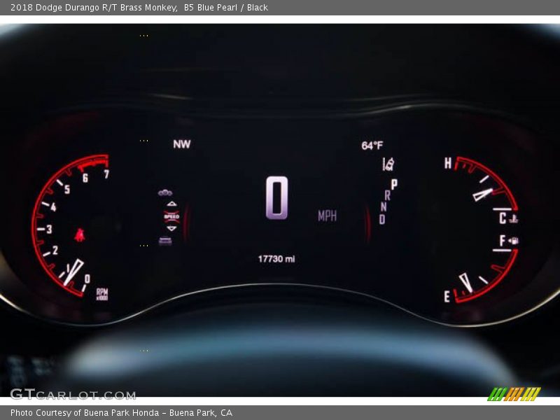  2018 Durango R/T Brass Monkey R/T Brass Monkey Gauges