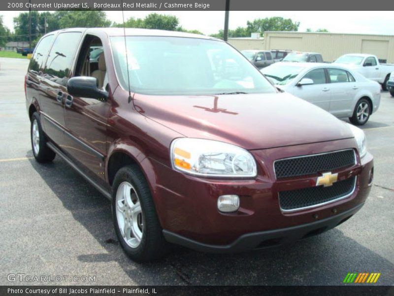 Bordeaux Red Metallic / Cashmere Beige 2008 Chevrolet Uplander LS