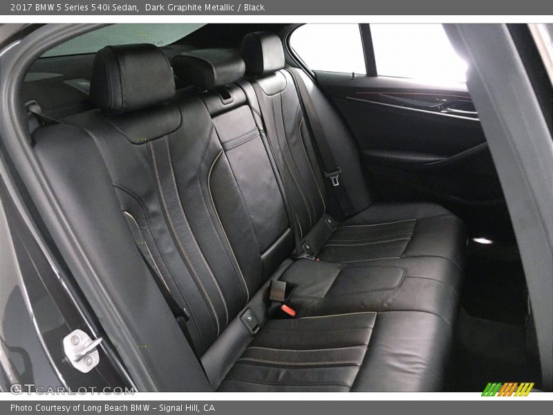 Dark Graphite Metallic / Black 2017 BMW 5 Series 540i Sedan